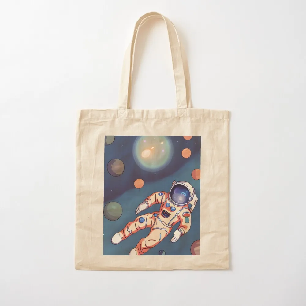 

relaxed astronaut Tote Bag ecological bags Fabric bag Eco bag Canvas Tote