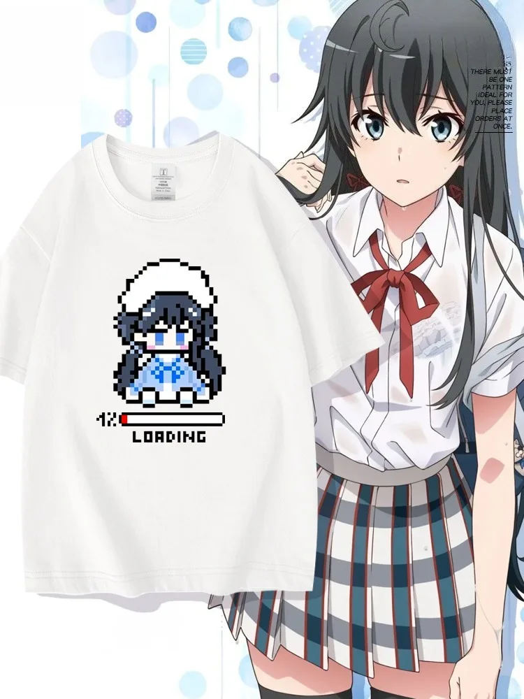 Yukinoshita Yukino My Youth Romantic Comedy Is Wrong,as I Expected T-shirt Summer Men  Women Anime Clothes