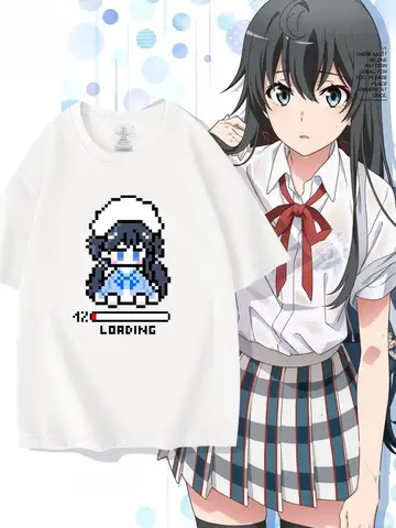 Yukinoshita Yukino My Youth Romantic Comedy Is Wrong,as I Expected T-shirt Summer Men  Women Anime Clothes