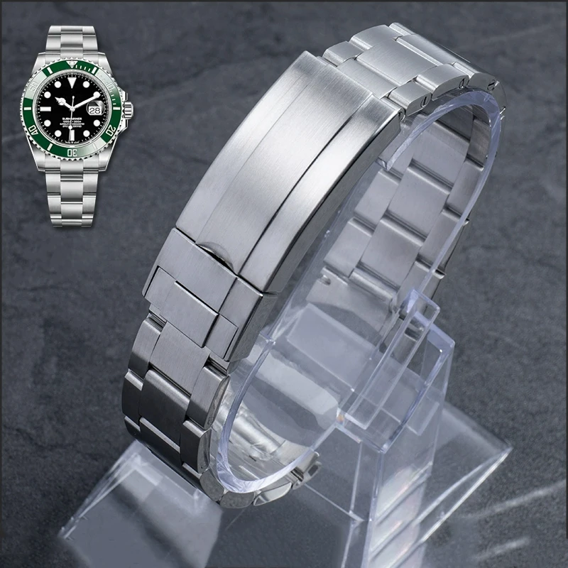 

Watch Bracelet for Rolex DAYTONA GMT SUBMARINER Watch Accessories Metal Strap 20mm 21mm Solid Stainless Steel Watchbands