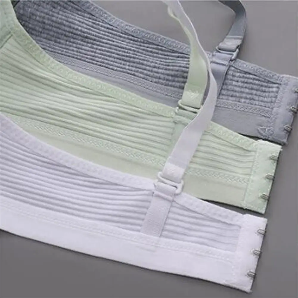 New Breathable Thin Bra Solid Color Seamless Sports Vest Without Steel Ring Comfortable to Wear Cotton Bra