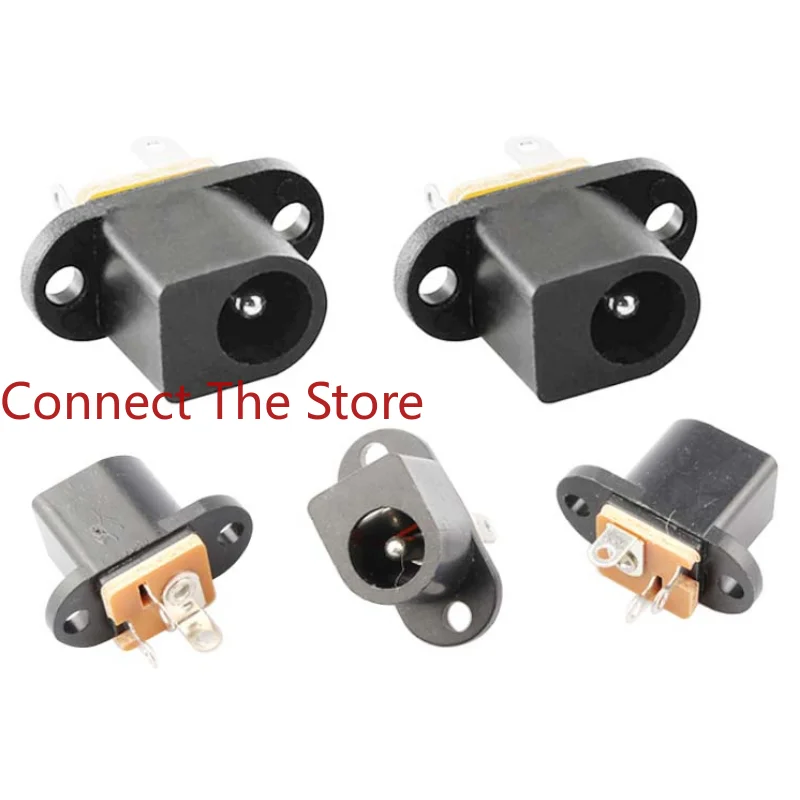 10PCS Offer DC Power Socket 017  5.5X2.5 2.5-pin   5525   Mother 