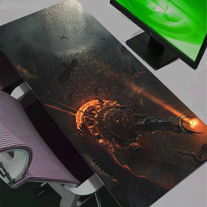 

Large Mouse Pad Pc Speed For e-sports Players 80x30cm Rug Laptop Computer Keyboard Desk Mat Xxl L-Lord Of The Rings Mousepad