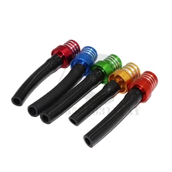 Aluminum Alloy Motorcycle Gas Pit ATV PIT Dirt Bike Fuel Petrol Tank Cap Breather Pipe Hose Valve Vent Breather Tube Pipe