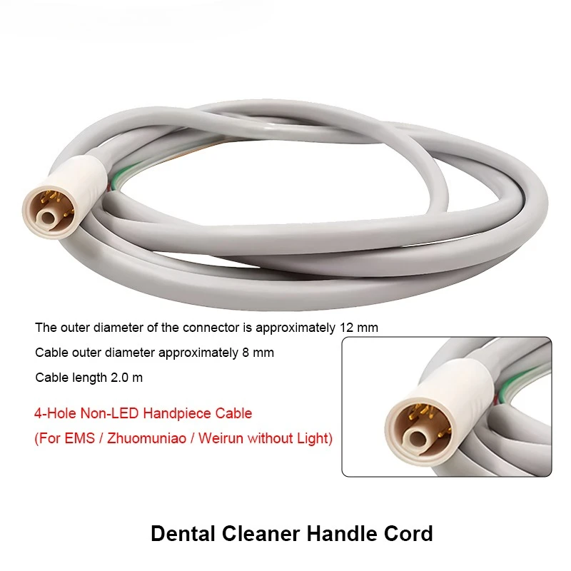 

High-speed Dental Chair Handpiece Tubing; 2/4-port Fiber-optic Silicone Tubing with Connectors; Dental Accessories and Materials