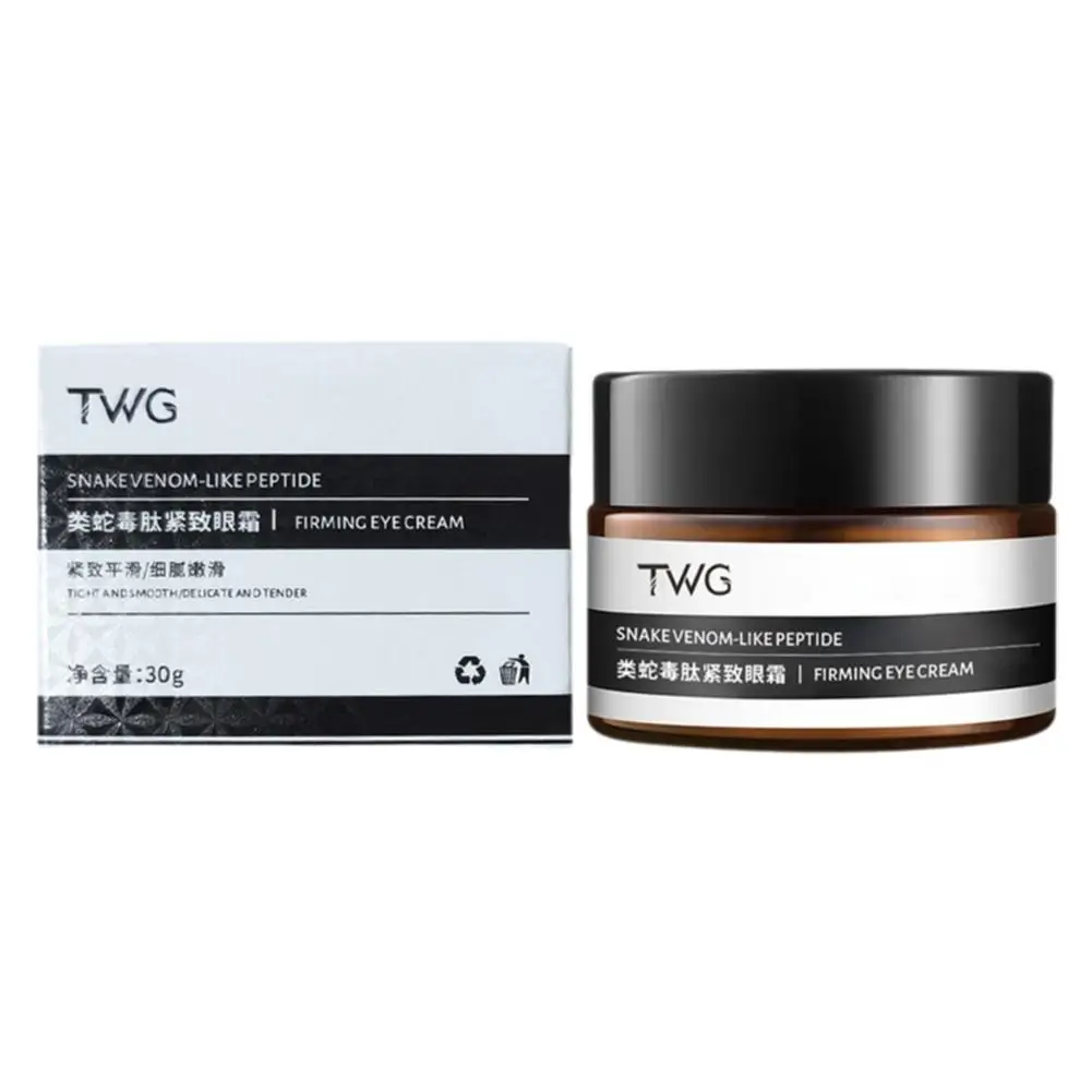 TWG 스네이크 펩타이드 타이트닝 아이 크림, 다크 백 및 라인 감소, 원, 아이 파인 M4X2, 30g