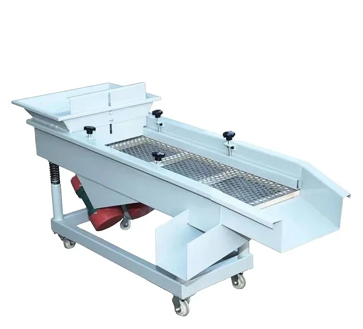

Factory Cat Sand Compost Grain Coffee Bean Flour Linear Spring Vibrating Screen