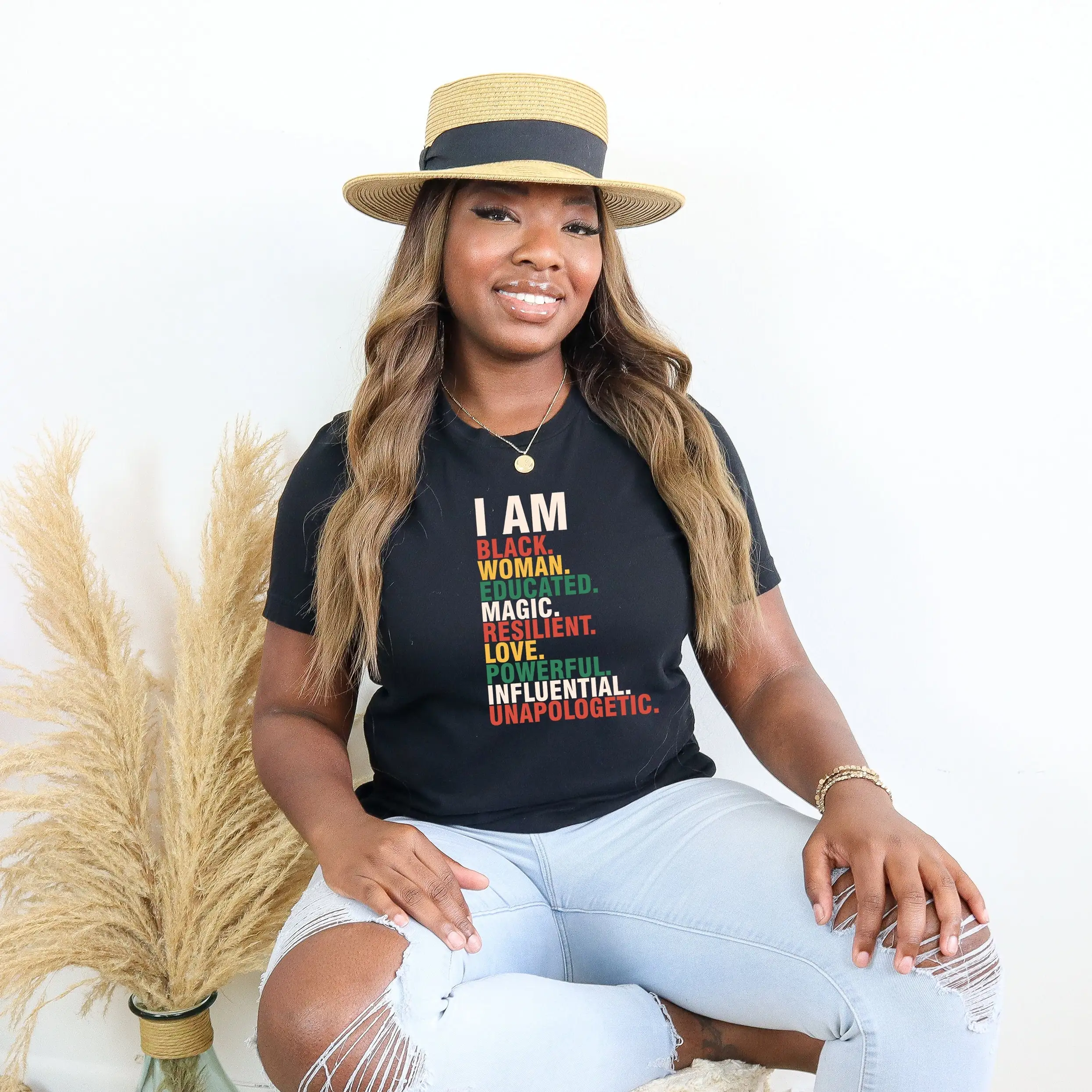 Black Girl Magic T Shirt History Month S For Teacher Educated Motivated Elevated Melanated Women Teachers