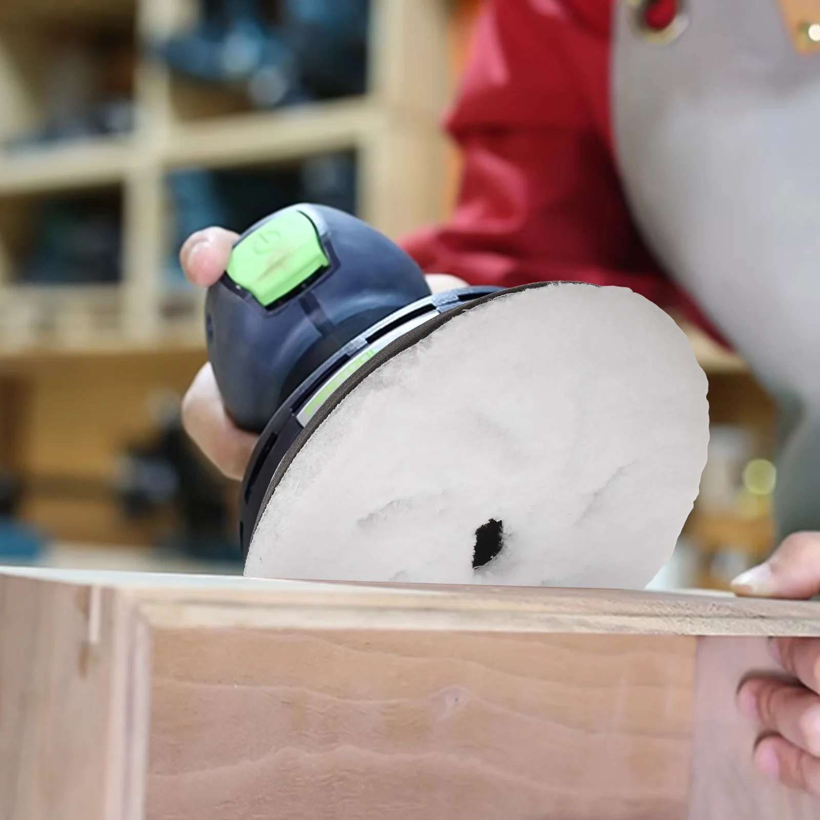 

Beauty 5 Inch Polishing for Drill Pneumatic Kit Applicator Fiber Car Wax Buffing Pads Polisher Pads Car Polish Tool Attachment