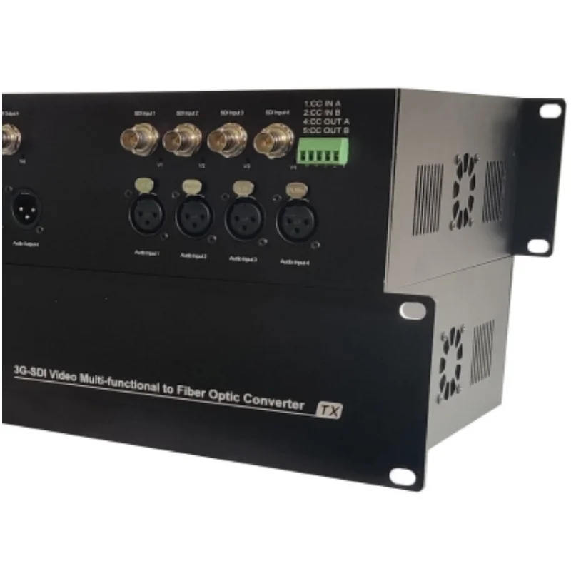 

Fiber Optic 3G-SDI Digital Video Extender With XLR Audio/ Contact Closure FOR HDCCTV