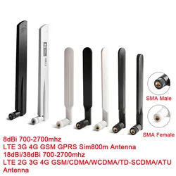 Hot 4G LTE 8dbi 18dbi 38DBI SMA Male Connector Antenna for LTE/2G/3G/4G/GSM/CDMA/WCDMA/TD-SCDMA/ATU Router Modem 700-2700mhz