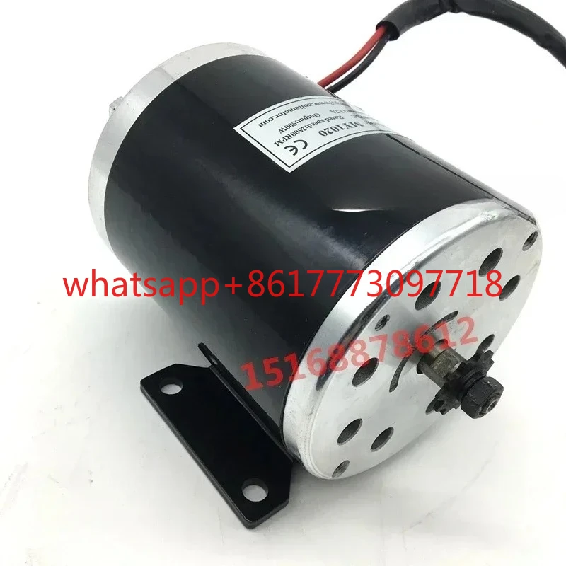 500W24V36V48V Permanent Magnet DC High Speed Brushed Motor