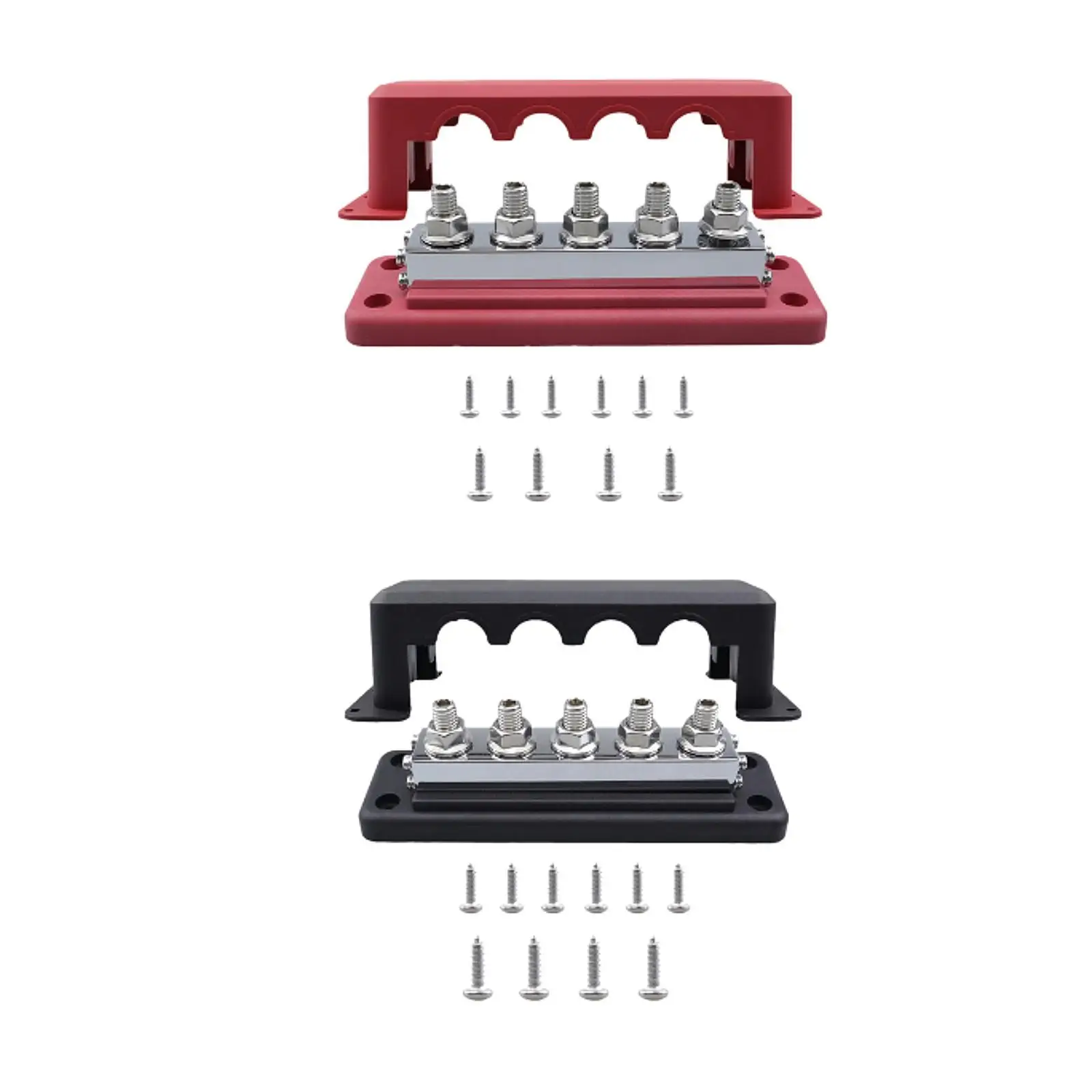 Power Distribution Block Bus Bar 5 Terminal Connection Max 300V 600A for Marine Vehicle