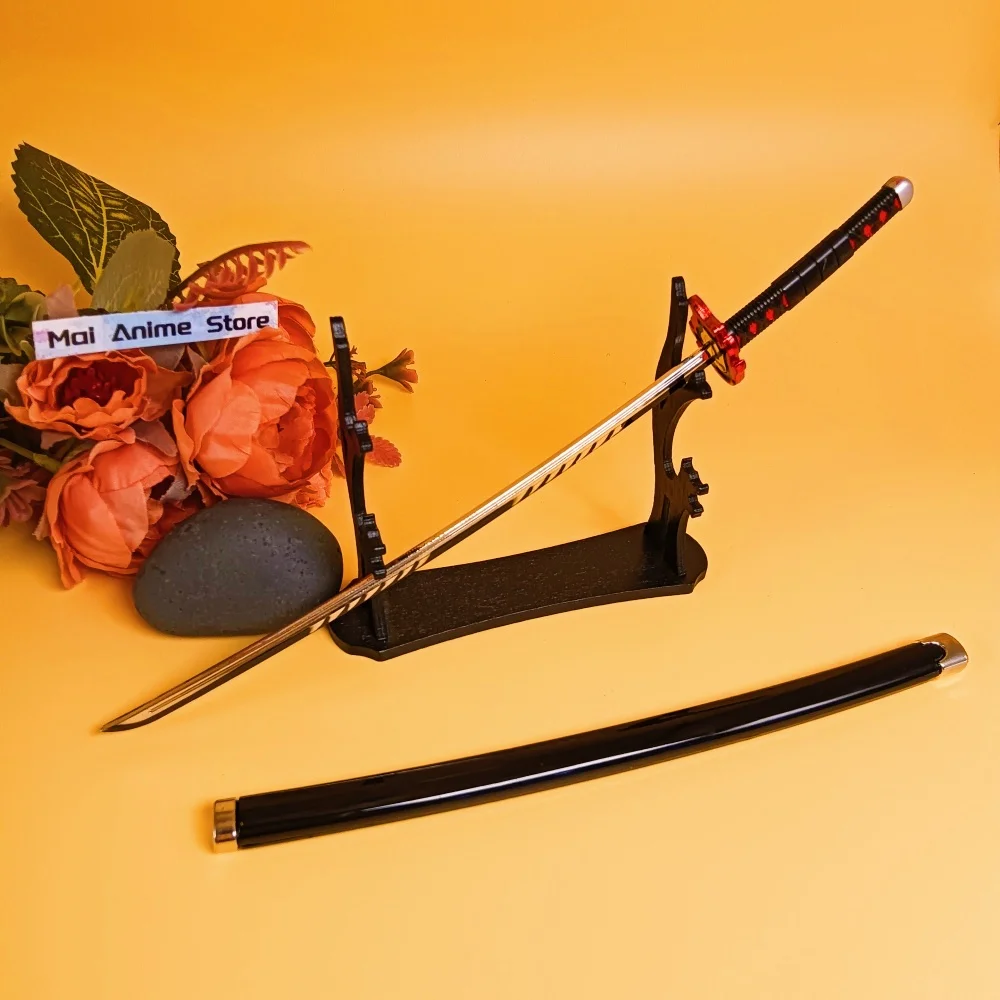 10in mini tanjirou katana pequeno sabre samurai original kimetsu não yaiba real japonês katana metal demônio slayer espada brinquedo presente