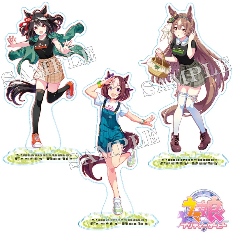 Uma Musume Pretty Derby Acrylic Stand Special Week Gold Ship Silence Suzuka Rice Shower for Anime Hobby Collectors