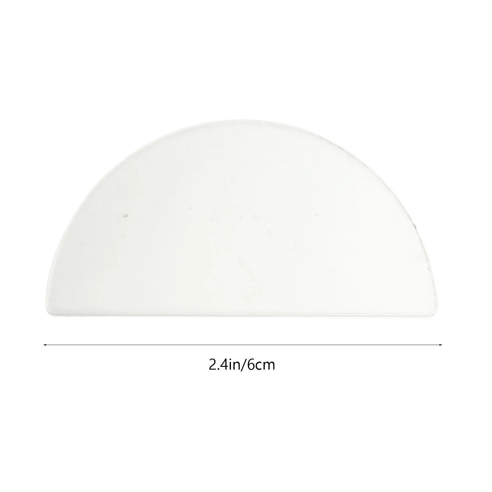 2Pcs Semicircular Glass Optical Lens Physics Teaching Aids Precision Light Convergence Experiment Physics Equipment