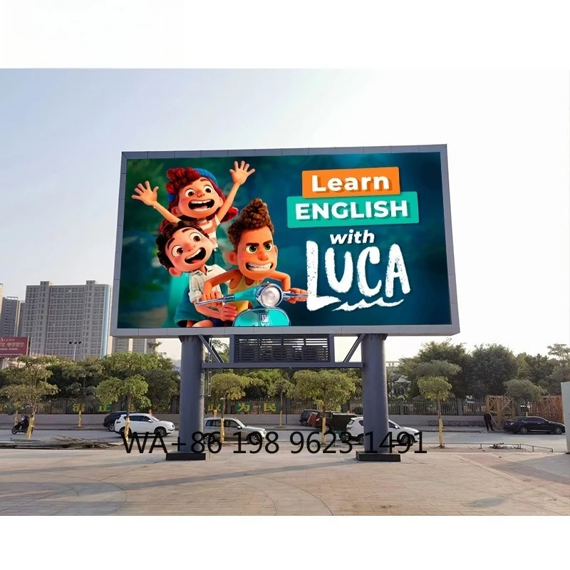 IP66 Waterproof Outdoor LED Billboard P4.4 P5.7 P8 Full Color Video Wall Advertising Display Screen