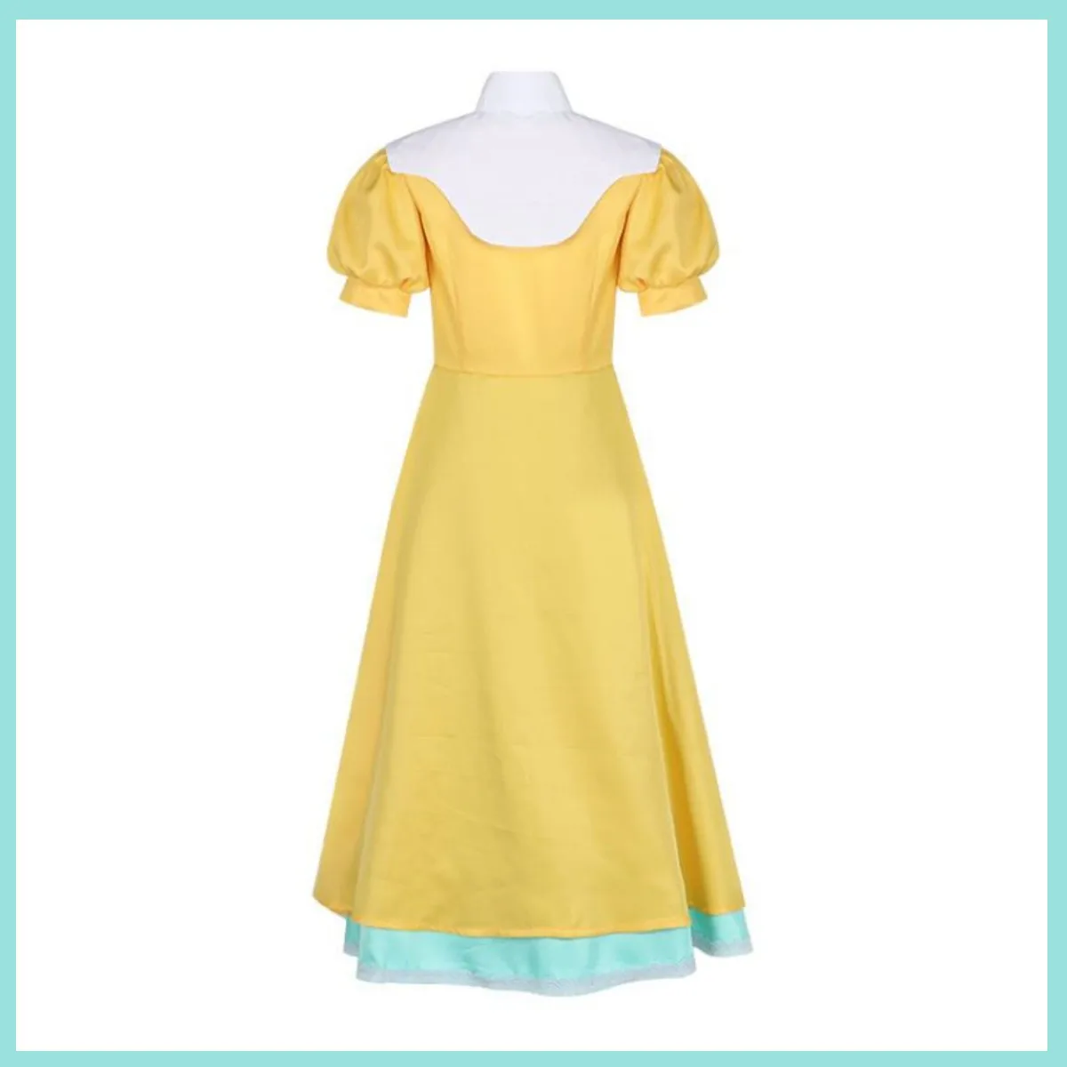 Anime Cardcaptor Sakura Daidouji Tomoyo Cosplay Costume Wig Daily Yellow Dress Hair Accessories Woman Kawaii Leisure Suit view 5