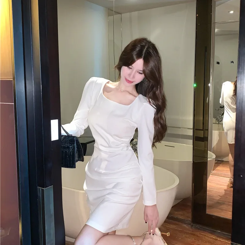 

Pure Desire Sle Women's Dr Autumn Winter New High Waist Folded ort Skirt Slimming Korean Version Ci Commute Dr