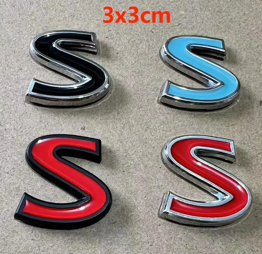 1X Neue 3D S Metall Auto Auto Abzeichen Emblem Aufkleber für Infiniti Q50 Q50L G37 G25 QX70 FX35 FX37 Auto-Styling