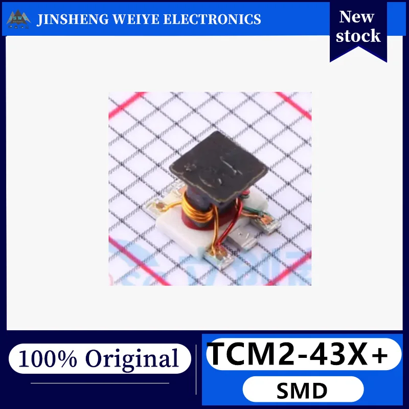 (1/10 piece) Brand new original TCM2-43X+ TCM2-43X silkscreened GJ audio/model transformer SMD-6P in stock
