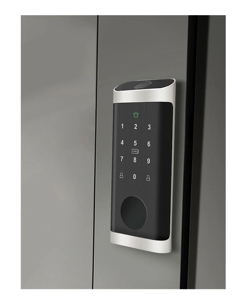 USA Standard Deadbolt Fingerprint Smart Door Lock App Exterior Digital Bolt Locks Self Locking Keyless Smart Lock Deadbolt