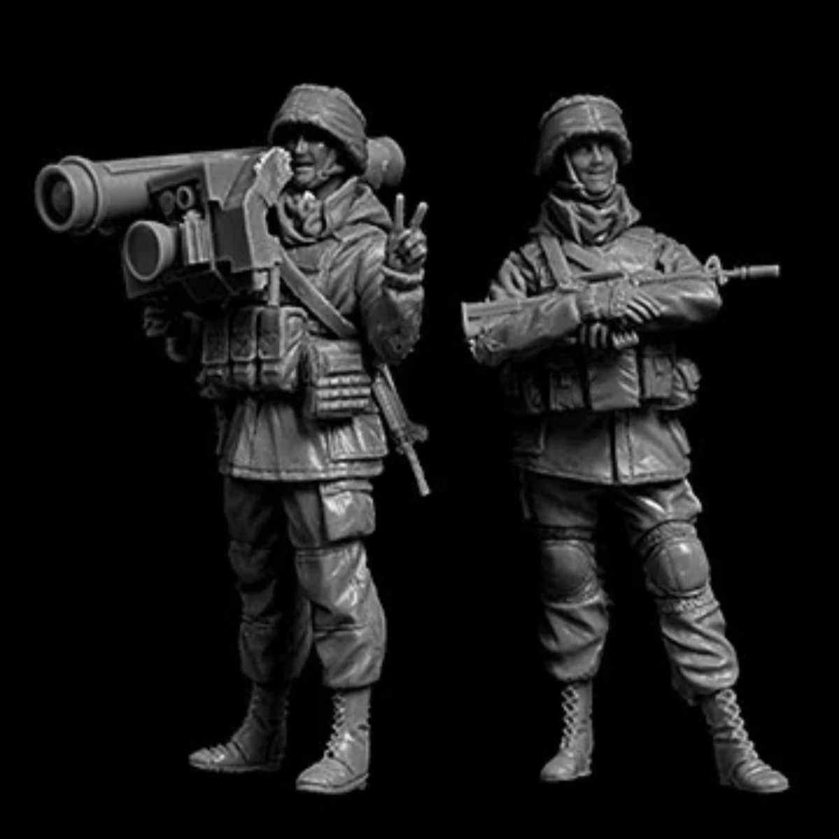 

1/35 комплект неокрашенной модели из смолы, военная тема, украинский солдат в разобранном и неокрашенном виде GK, 992R