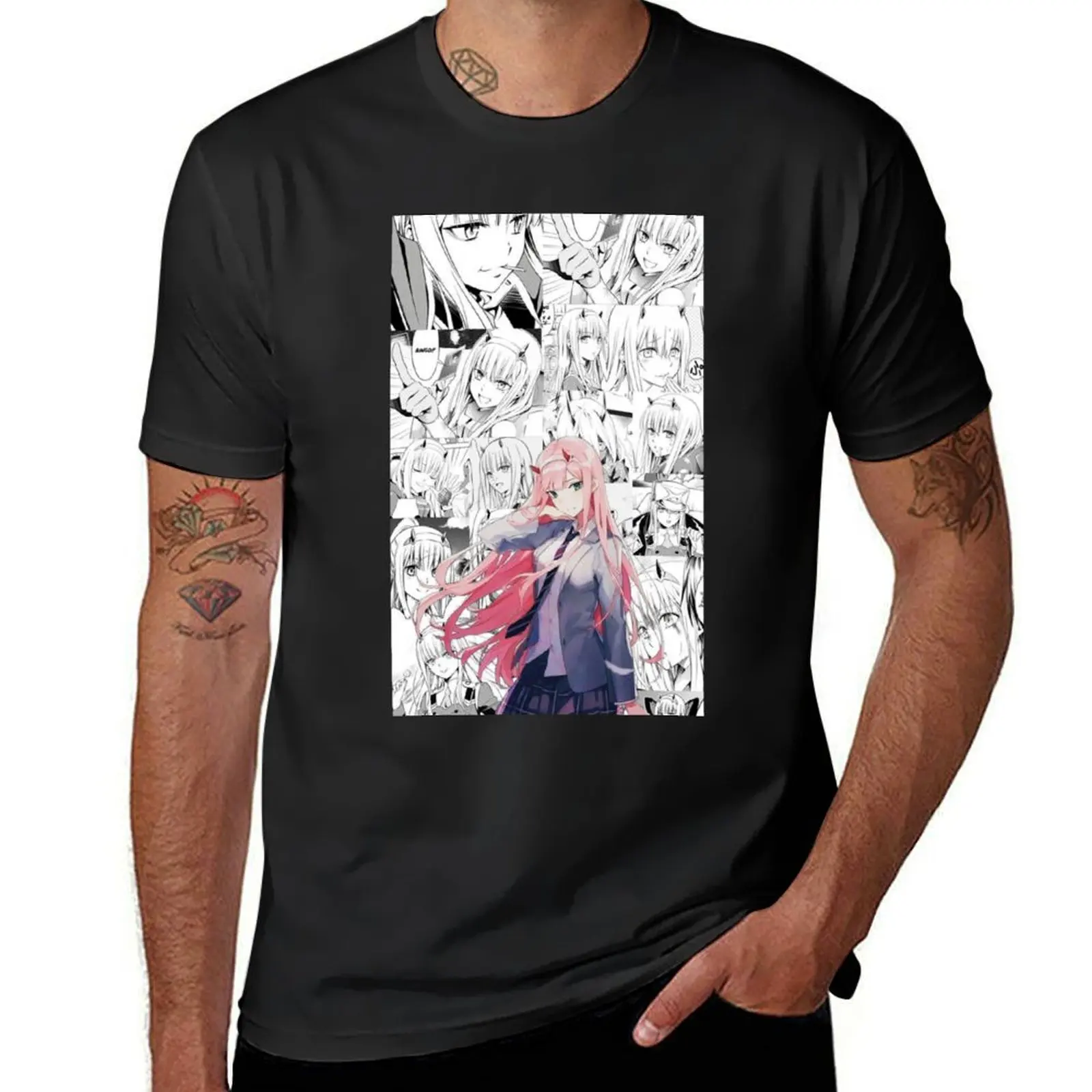 

Zero 2 ~ Aesthetic T-Shirt summer tops Short sleeve tee funny t shirts men