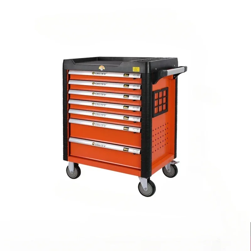 Professional Screwdrivers Tool Cabinet Wheeled Large Trolley Organizer Workshop Mechanical Tool Cabinet Garage Tool Arrangement