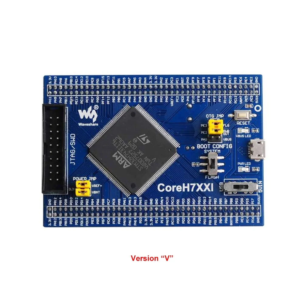 DIYmall CoreH743I STM32 STM32H743IIT6 MCU Core Development Board full IO expander JTAG/SWD debug interface, version V