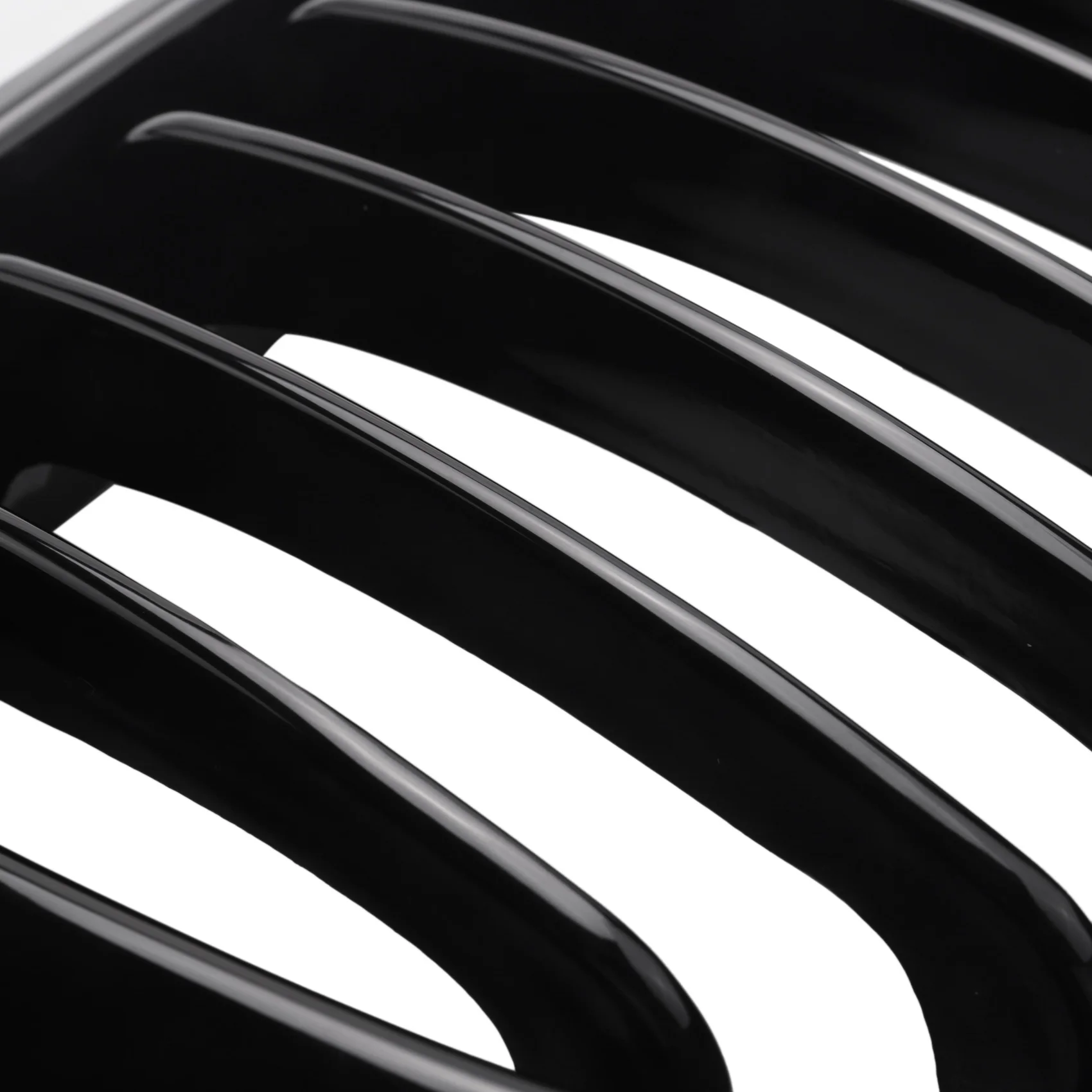 Front Kidney Grills Compatible For BMW E46 3 Series 320I 325I 325Xi 323I 328I 330I 4D 4 Door 1998-2001 Gloss Black 51138208489 5