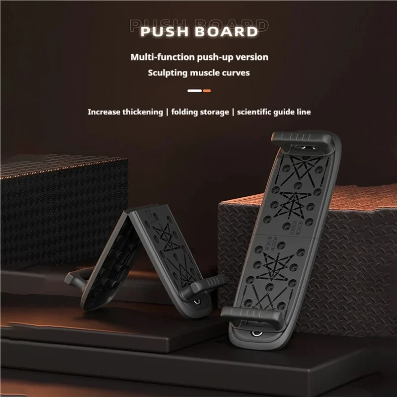 

Adjustable Push Up Board Chest Abs Training Equipment Non-Slip Base Portable Home Gym Fitness System Unisex