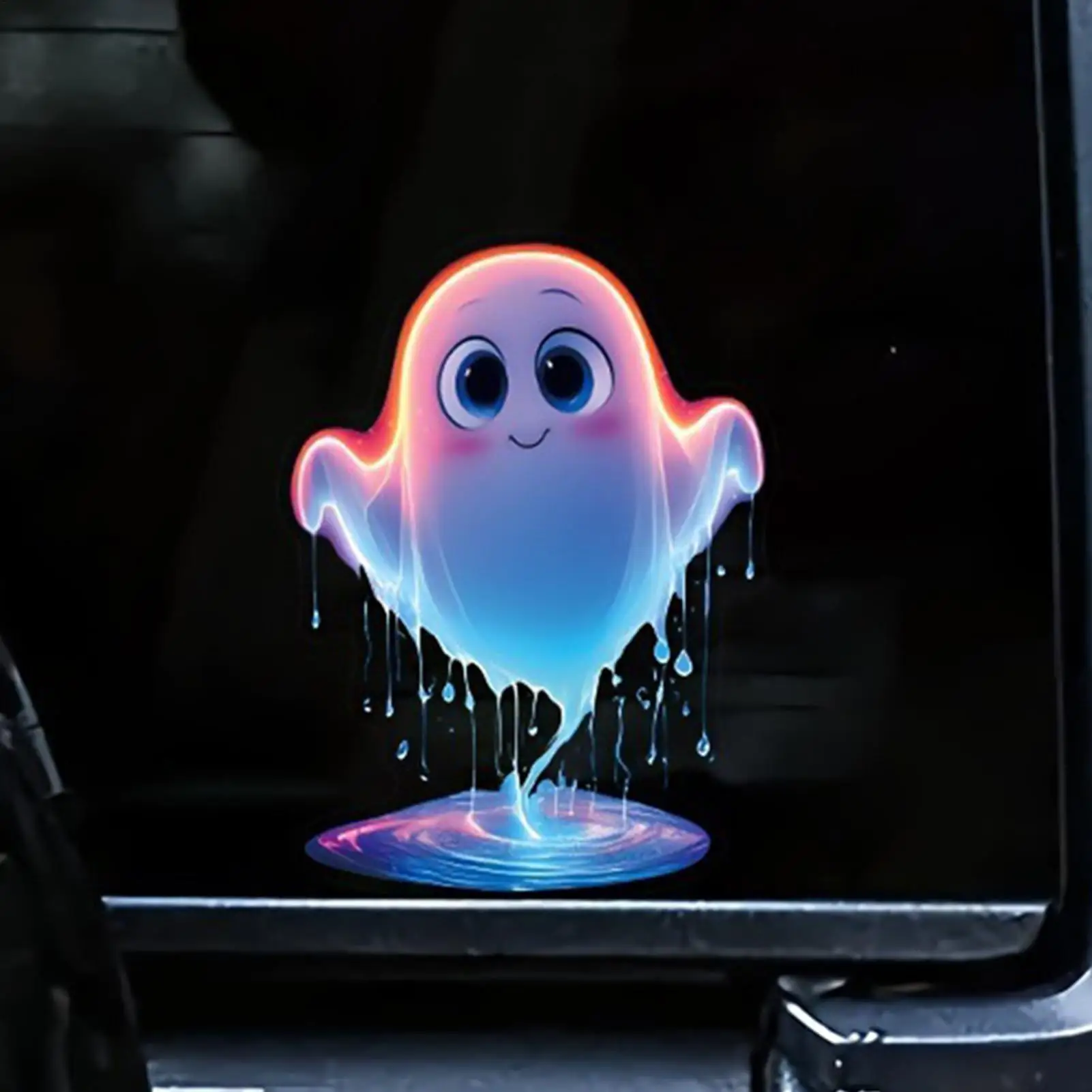 

Хэллоуин украшения водостойкие наклейки с призраками ноутбук водонепроницаемая наклейка для багажа холодильника грузовика окна автомобиля дверь