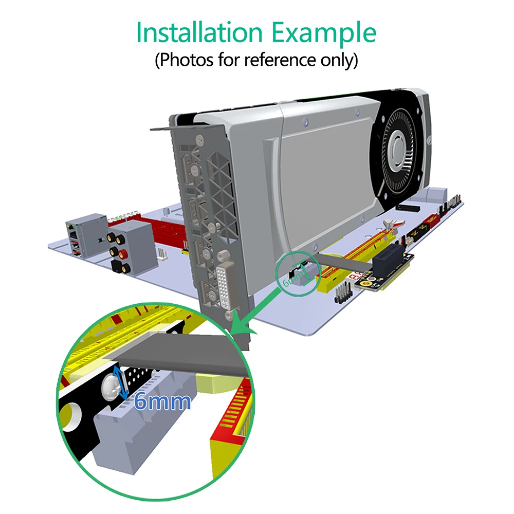 PCI Express PCI E 1X до 4X подъемная карта, графическая карта, порт, адаптер, лента, кабельный удлинитель PCIE, подъемник PCI-E, гибкий кабель