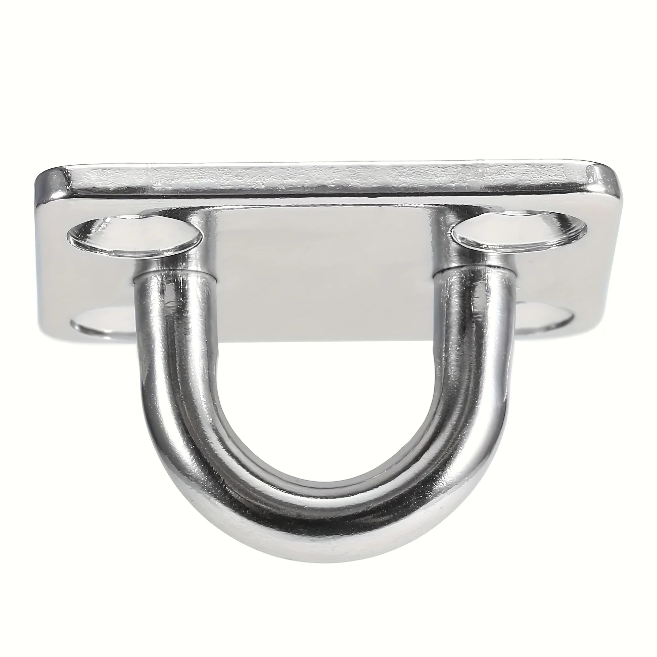 Picture 5: 4-Pack Heavy-Duty Eye Plate 304 Stainless Steel Ceiling Hooks for Swing Bed Fitness Equipment And Boat Deck Home Use Hooks