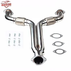 Exhaust Manifold Header Exhaust Downpipe Midpipe Y Pipe 201 Stainless for Nissan 350Z G35 04-05