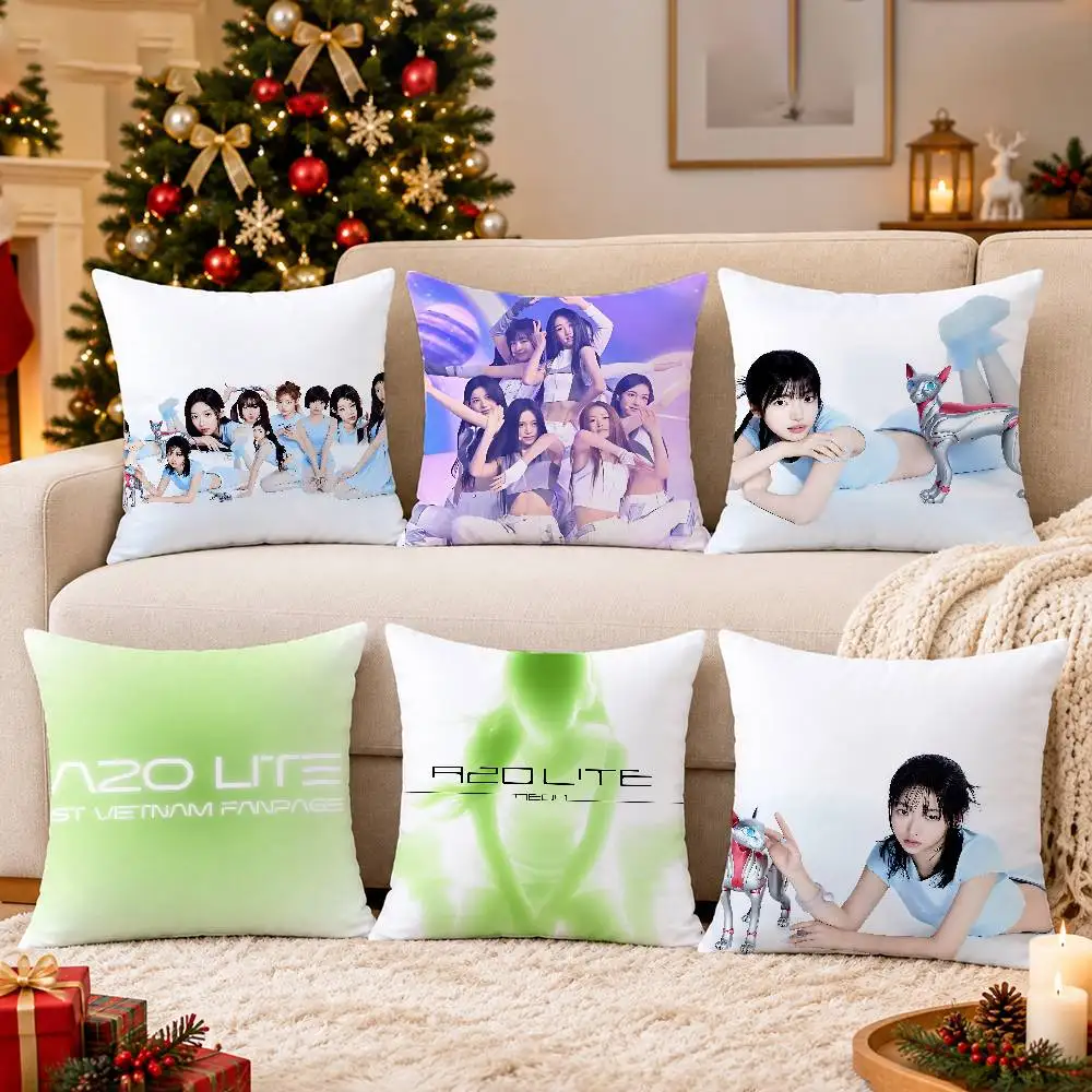 FOR A2O LITE NEON 45x45cm Square Cushion Cover Cartoon Print Decorative Throw Pillow Case for Couch Bed Car Home Decor