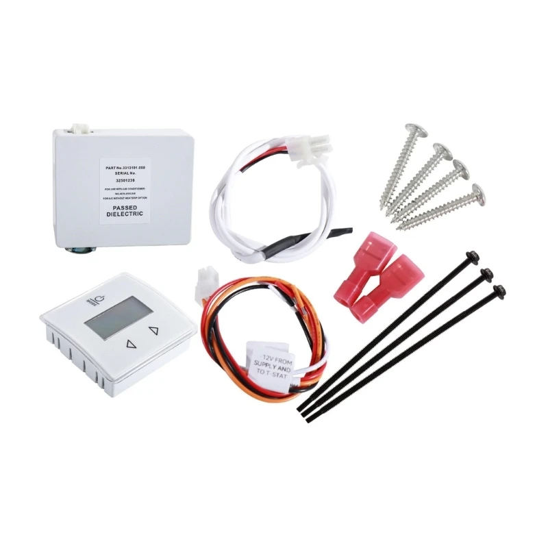 Trailer Temperature Control Replacement for Motorhome Air Conditioner, Box Assembly with Display Panel and Wiring