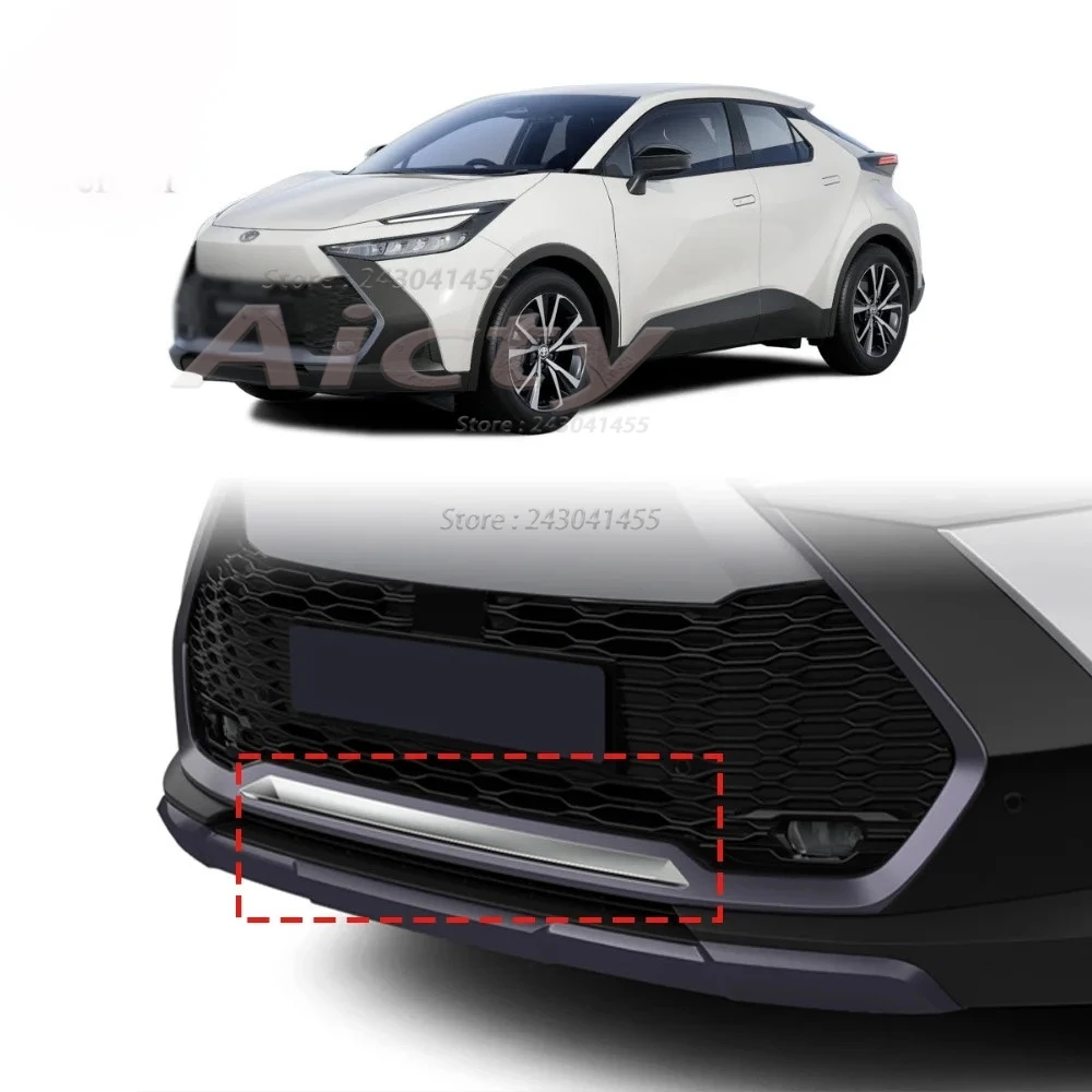 For Toyota CHR C-HR 2024 2025 ABS Black Front Rear Bumper Protector Cover Trim Lower Bumper Guard Decorative Car Accessories