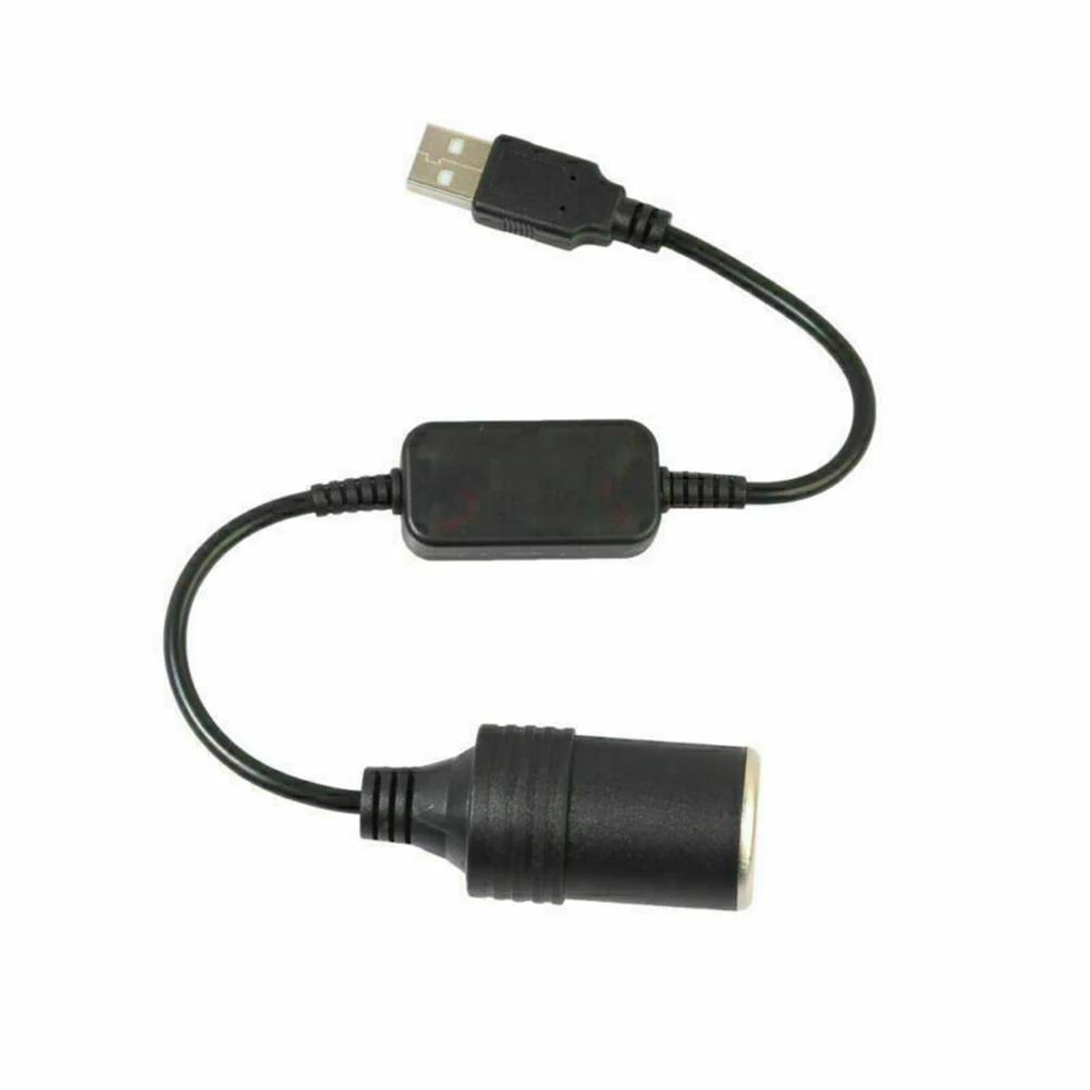 Adapter Cable USB Port 30CM 5V 2A Charger 12V Accessories Car Converter Power Female Converter USB A Male Port