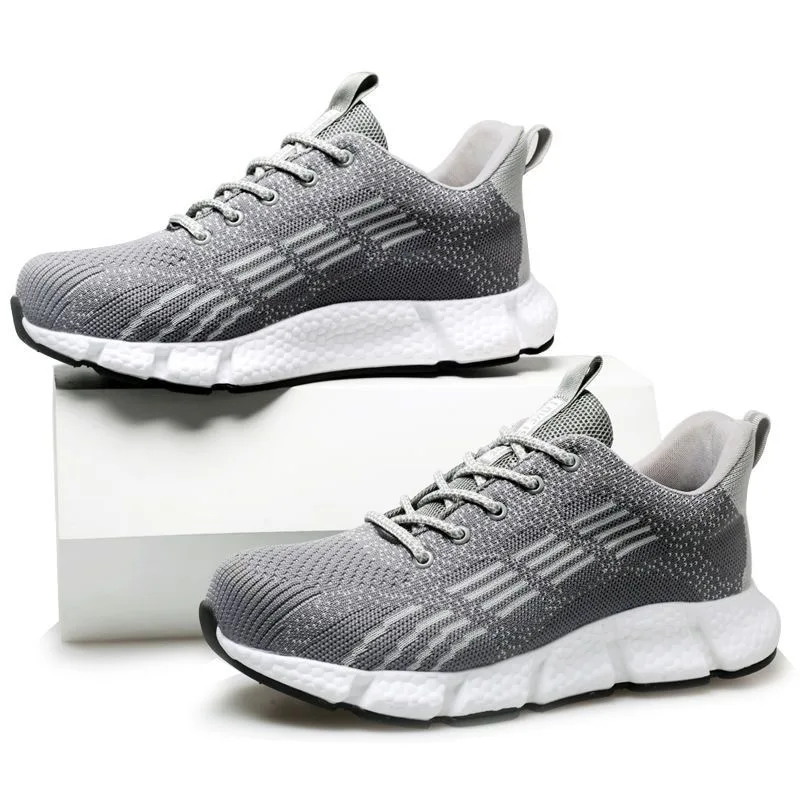 New Work Sneakers Men Indestructible Shoes Work Safety Shoes With Steel Toe Cap Puncture-Proof Male Security Protective Shoes 46