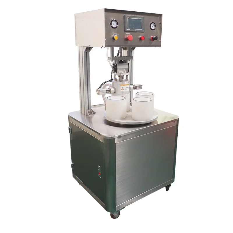 Industrial Braised Pickled Foods Glass Lug Vacuum Capping Machine