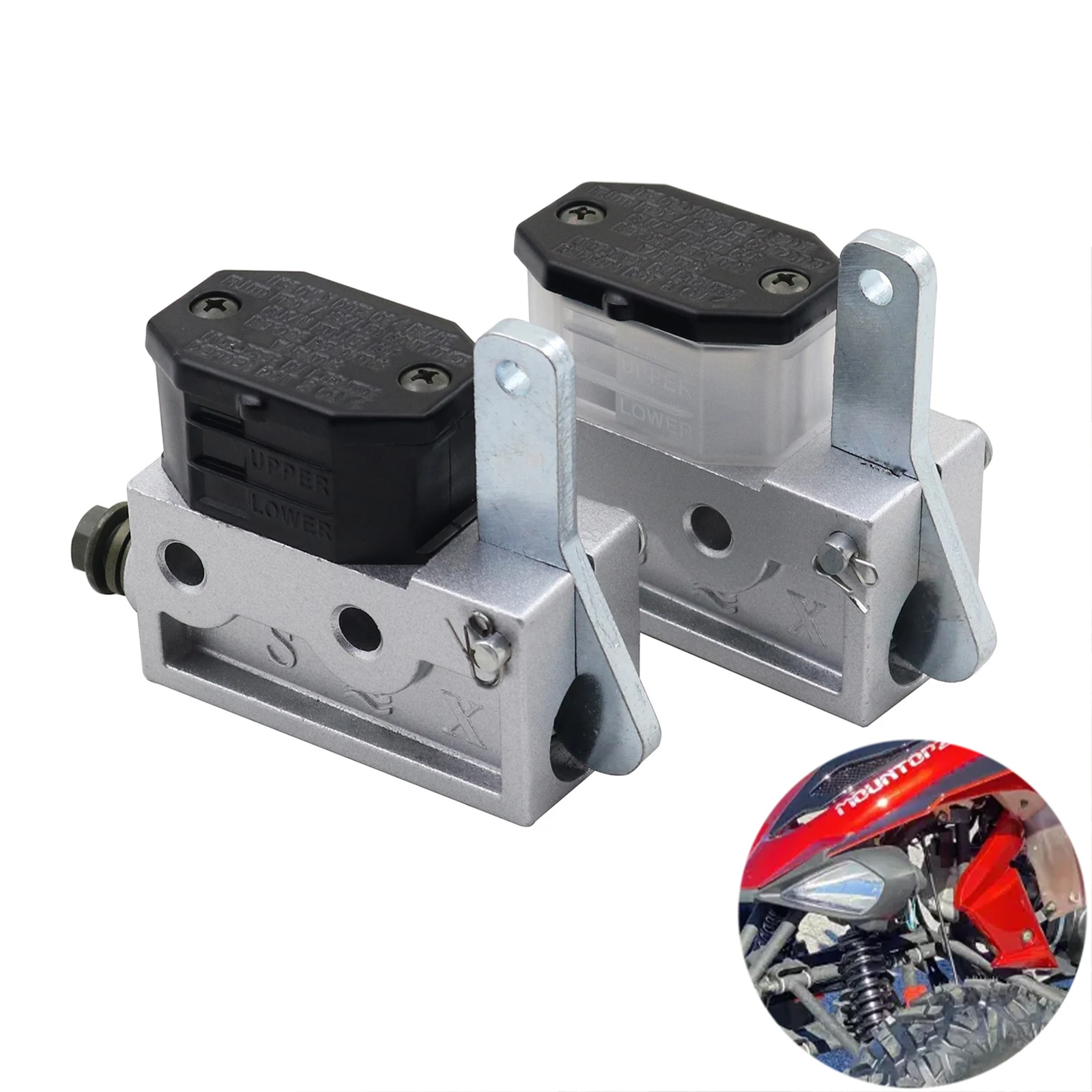 

Rear Foot Hydraulic Master Brake Pump High Performance Fit For Drift Track Kart DIY Three Wheel Quad Karting Buggy ATV Parts