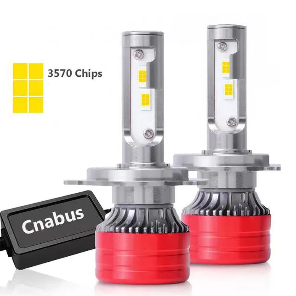 

2Pcs LED H4 H7 Car Headlight 30000LM 120W CSP Canbus H1 H3 H8 H11 9005 9006 3000K 6000K Car Auto Headlamp Led Lights For Car