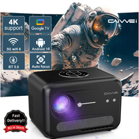 CAIWEI A6G Full HD 1080P Projector Android 14 Google TV Auto Focus Home Theater Cinema Dolby Smart 4K Beam Projectors Portable