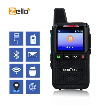 Zello Radio Poc Walkie Talkie Handy 4G Netzwerk Handheld Transceiver GPS Bluetooth-kompatibel Dual Sim Karte Telefon