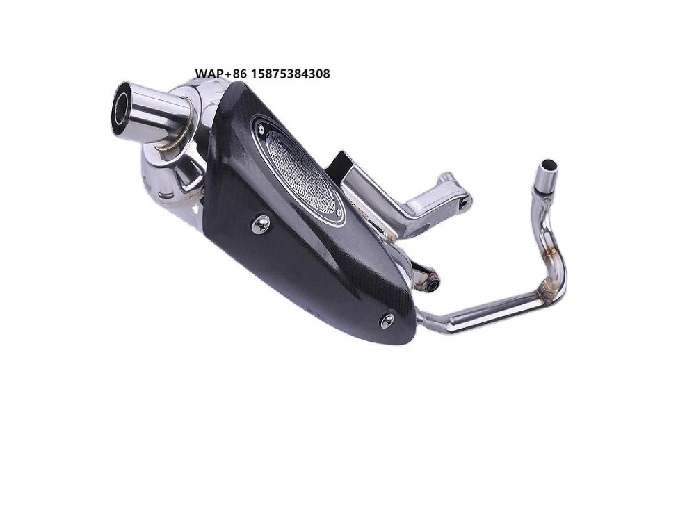 

High Performance Motorcycle Accessories Stainless Steel Motorcycle Exhaust Muffler Pipe for Piaggio Vespa 150 Vespa 300