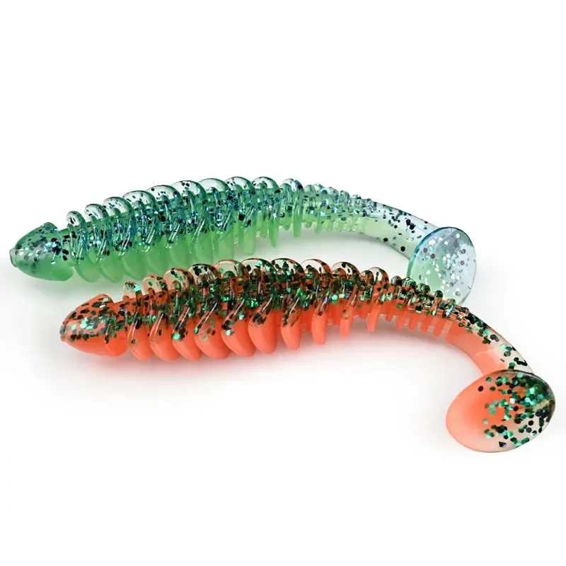 MEREDITH Fishing Lure Soft Bait Add Shrimp Oil 65mm 80mm Multiple Colors Fishing Lures Kit Predator Tackle for Bass and Pike