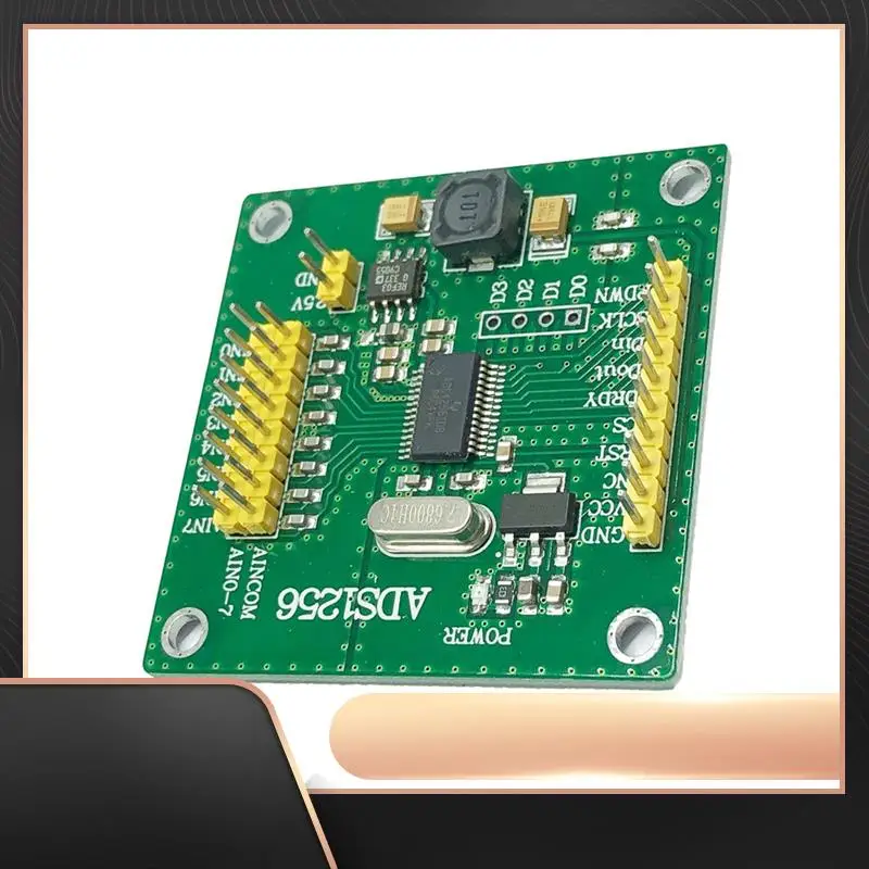

High-Precision ADC ADS1256 Analog-To-Digital Conversion 24-Bit Eight-Channel Module
