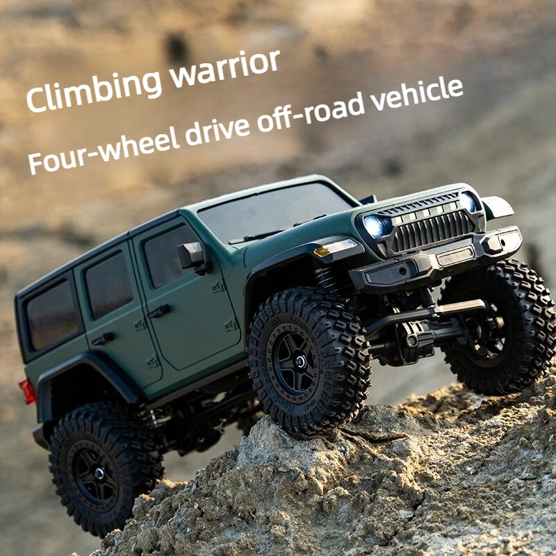C8801 1/18 RC Crawler 4WD 2.4GHz High Torque ABS Body LED Rechargeable Lights All-Terrain Simulation Electric Off Road Toy